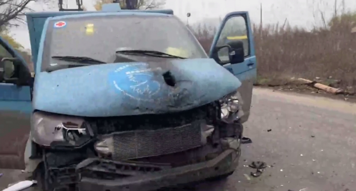 Знищили автівку під час евакуації на Запоріжжі - представники гуманітарної місії збирають кошти на броньовану машину та РЕБ