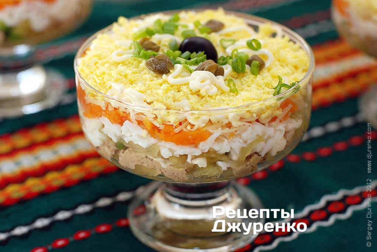 Готуємо салат з печінки тріски - від класичних варіантів до незвичайної подачі