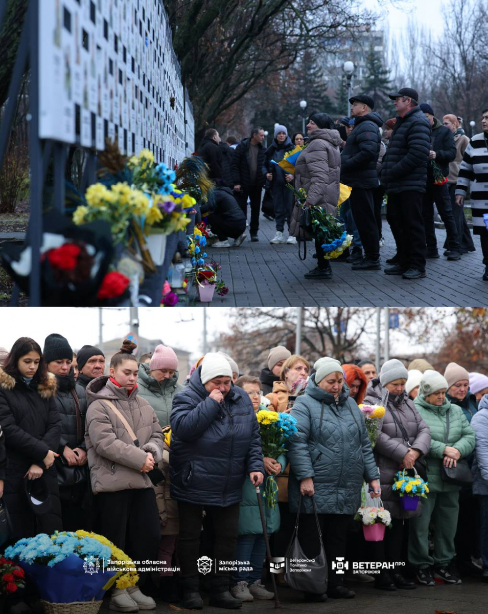 Обличчя Героїв: у Запоріжжі на Алеї пам’яті відкрили нові стенди з портретами полеглих на війні захисників (фото, відео)