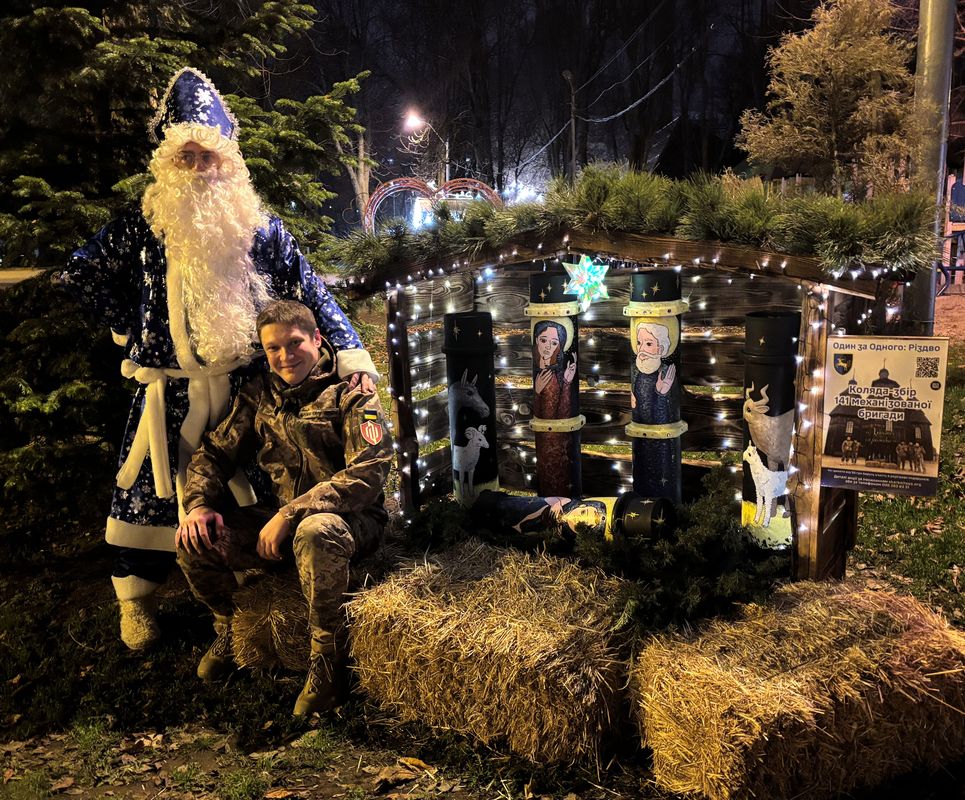 «Один за Одного: Різдво»: як фронтове залізо стало символом свята в Запоріжжі (фото, відео)