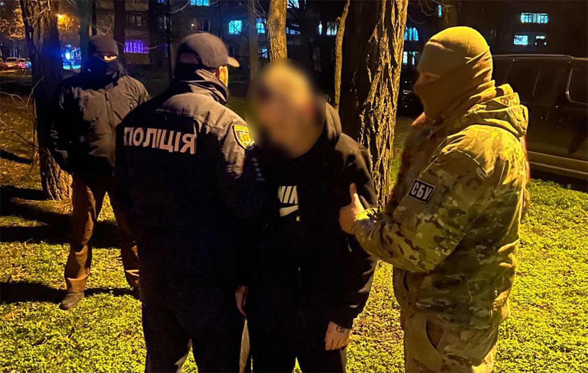 Планував підрив військової техніки ЗСУ - у Запоріжжі затримали агента спецслужб рф (фото)