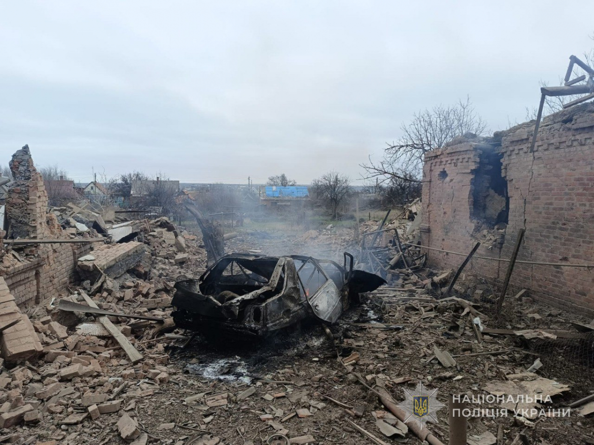 Шестеро поранених у Запорізькій області -  поліція документує наслідки масованих атак