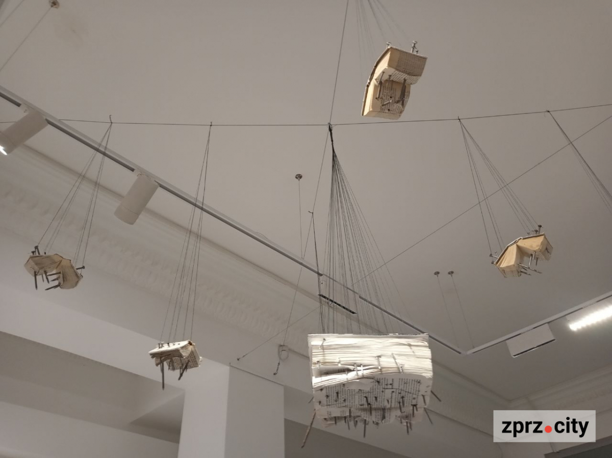 У Запоріжжі показали книгу, вирощену з гриба, та інші незвичайні артбуки - фото