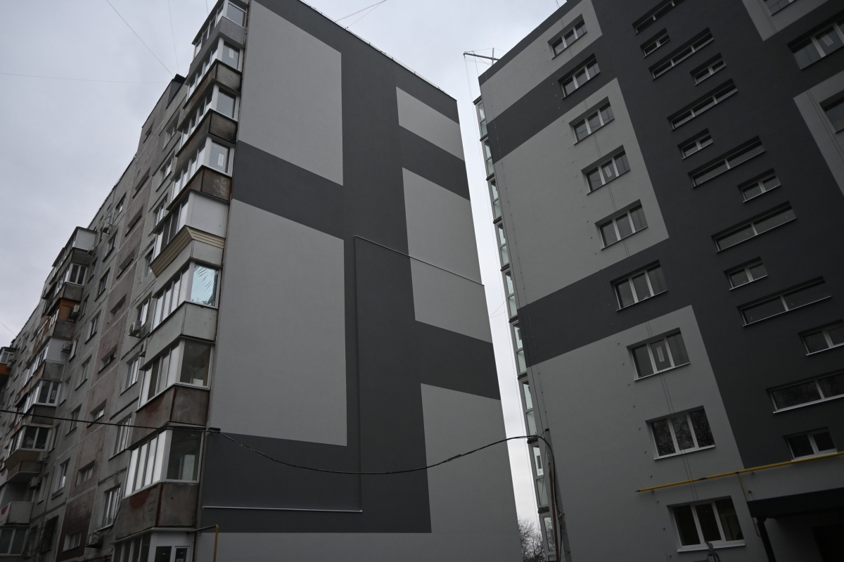 Завершують основні роботи - у Запоріжжі виходить на фініш ремонт дев’ятиповерхівки (фото)