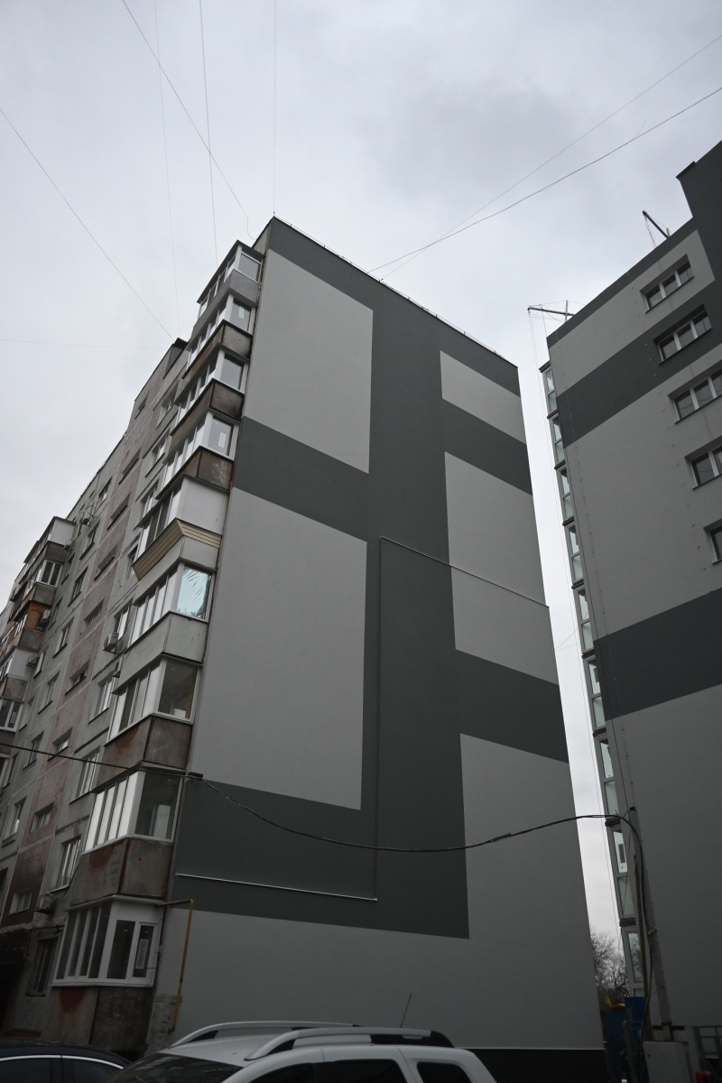 Завершують основні роботи - у Запоріжжі виходить на фініш ремонт дев’ятиповерхівки (фото)