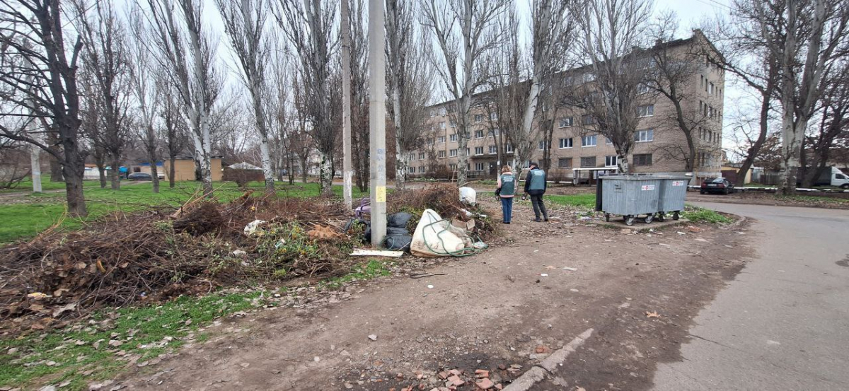 Звалища на вулиці - у Запоріжжі екологи виявили стихійний смітник поряд із баками для відходів (фото)