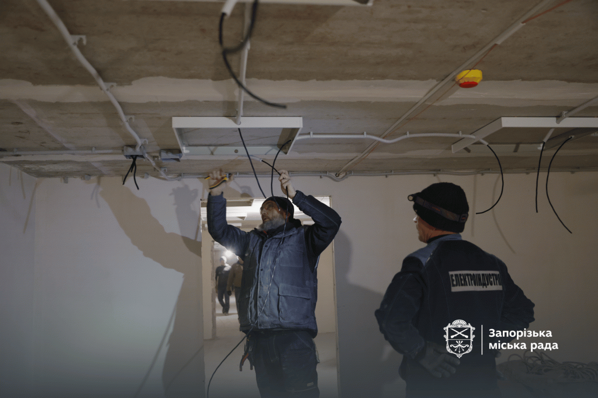 Безпечне навчання: у Запоріжжі ремонтують укриття гімназії — коли планують завершити (фото)