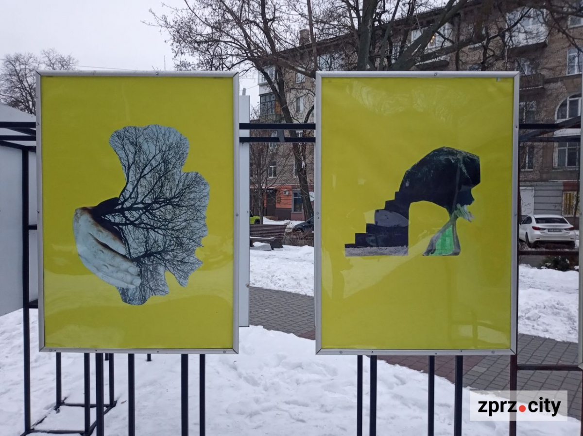 На вулицях Запоріжжя з'явились плакати одного із найвпливовіших у світі колажистів з Данії - фото