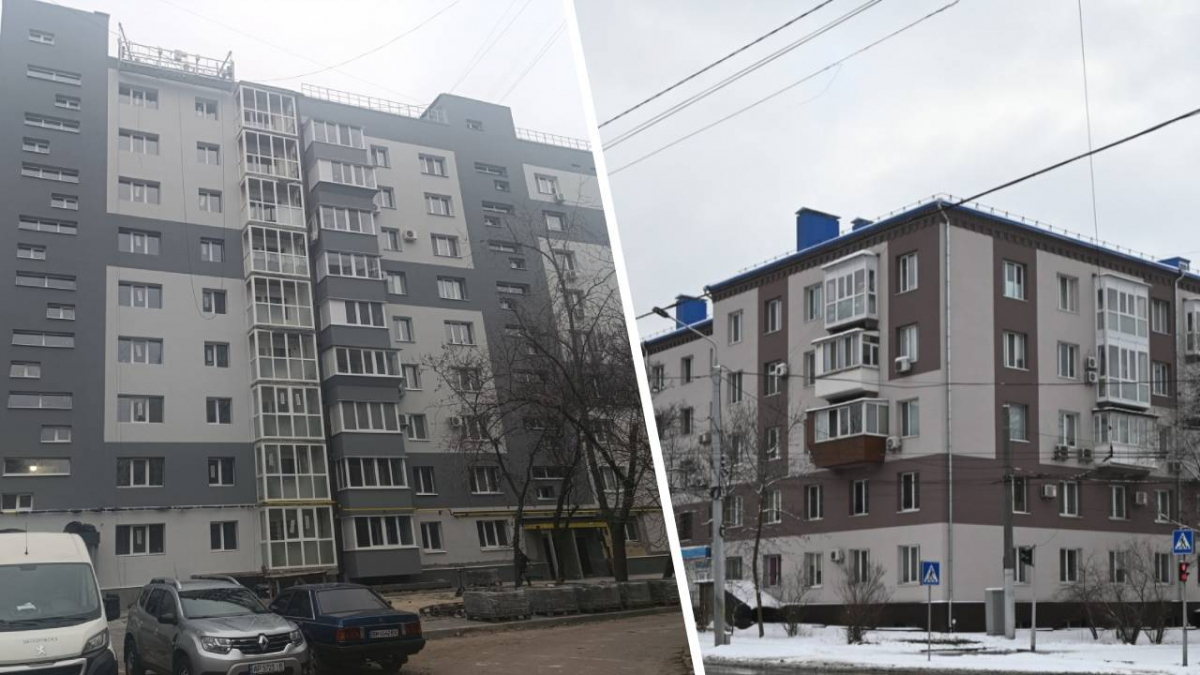 Один вже здали, решта - майже готові: у Запоріжжі триває відновлення пошкоджених будинків