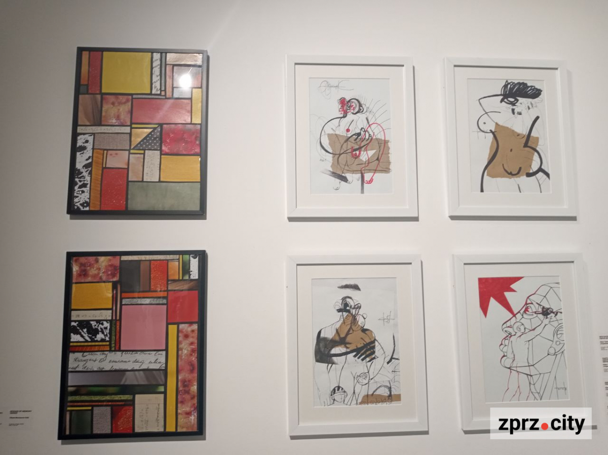 Полежати на експонаті та зробити селфі - у Запоріжжі відкрили виставку найкращих робіт міжнародного фестивалю коллажу (фото)