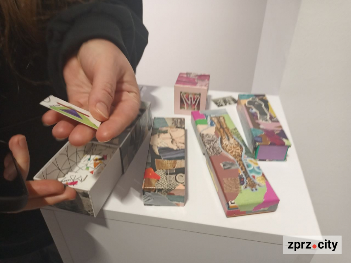Полежати на експонаті та зробити селфі - у Запоріжжі відкрили виставку найкращих робіт міжнародного фестивалю коллажу (фото)
