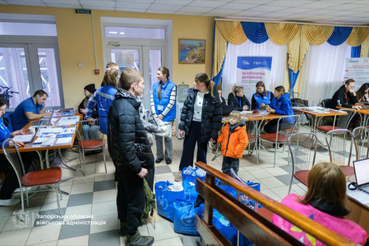 Транзитний центр у Запоріжжі: понад 2700 переселенців отримали допомогу та підтримку