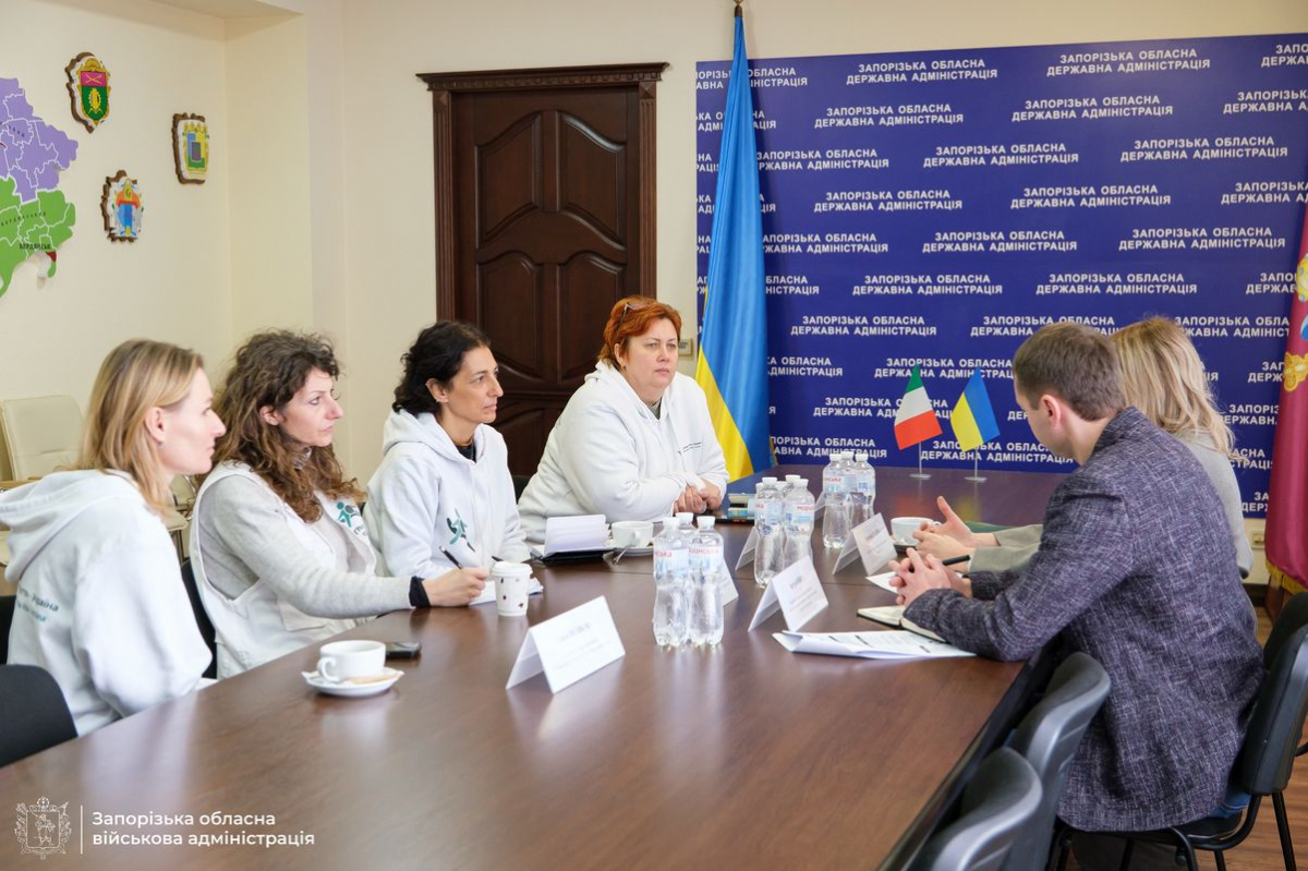 У Запоріжжі побували представники благодійного фонду із Італії - як хочуть підтримати місцевих мешканців