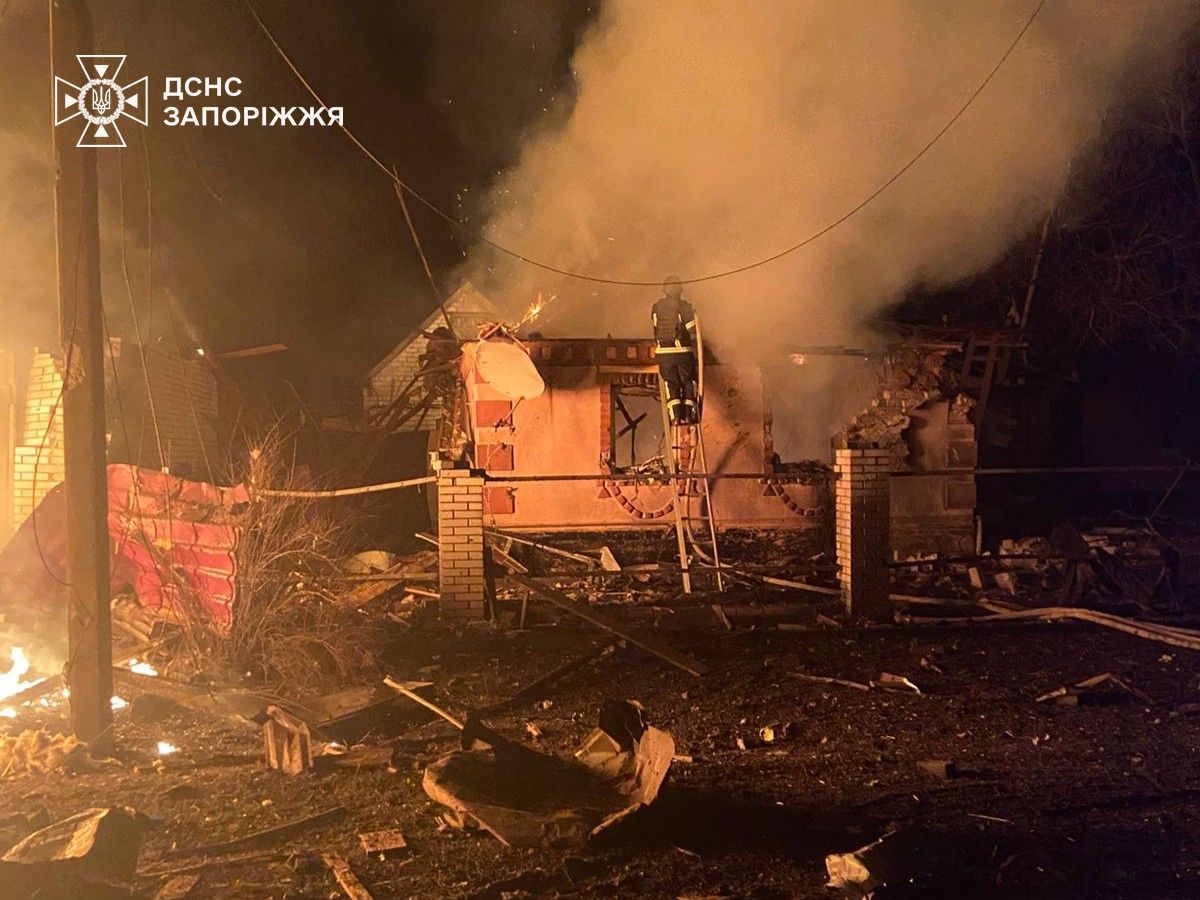 Ворог атакував Запорізький район: одна людина отримала поранення (фото)