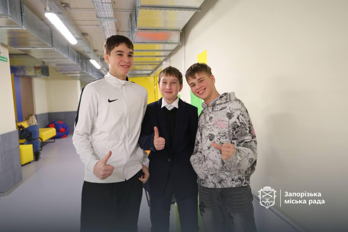 Безпечне навчання замість дистанційки: у Запоріжжі на базі ліцею запрацювало сучасне протирадіаційне укриття (фото)