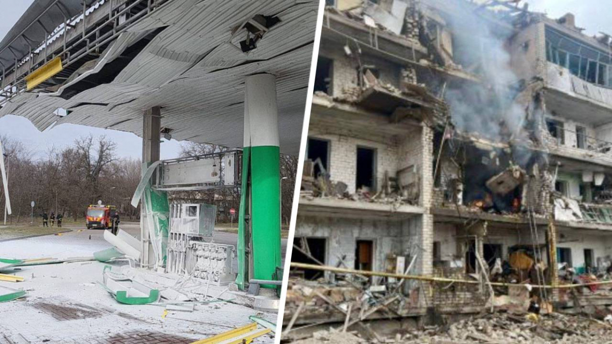 Бомби - на будинки, дрон - по заправці: росіяни атакують Запорізьку область (фото) 