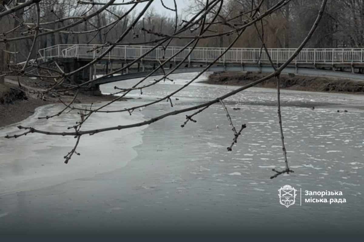 Як виглядає улюблений парк запоріжців взимку - фото