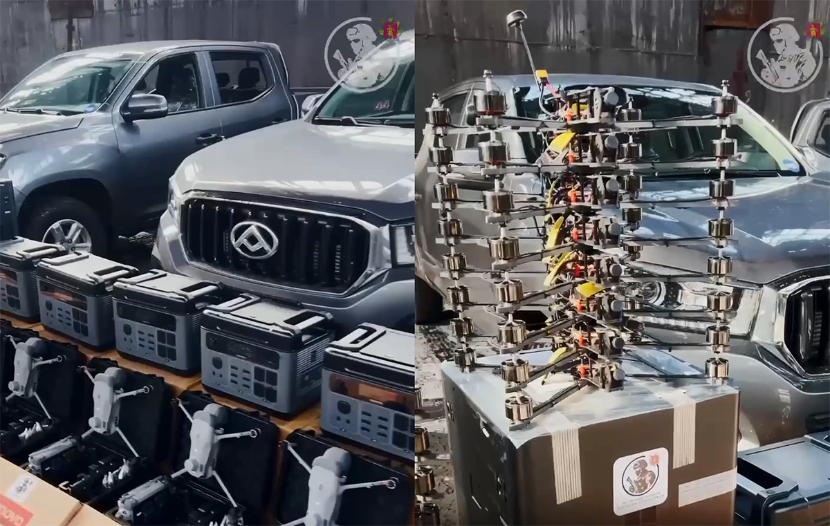 На Запорізький фронт передали техніку для військових, фото: начальник ЗОВА Іван Федоров