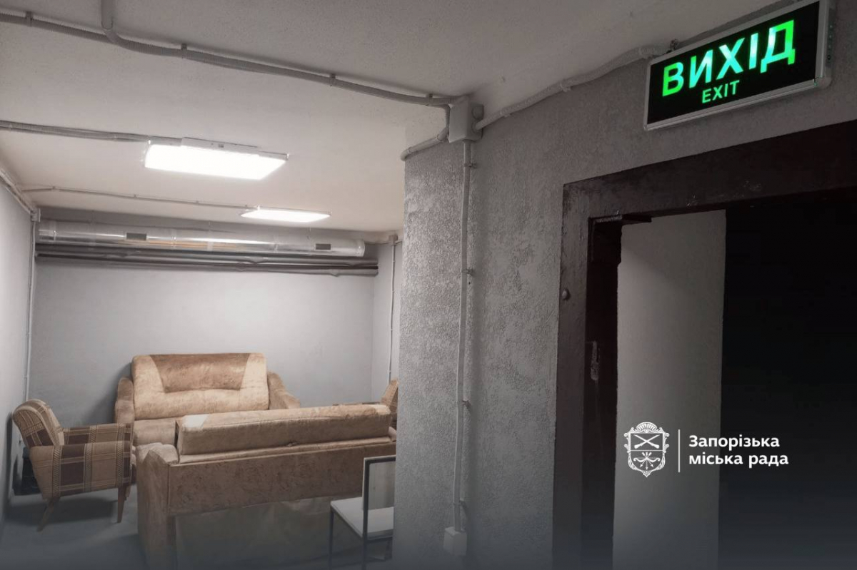 Роботи тривали майже три місяці: у Заводському районі Запоріжжя відремонтували ще два укриття (фото)