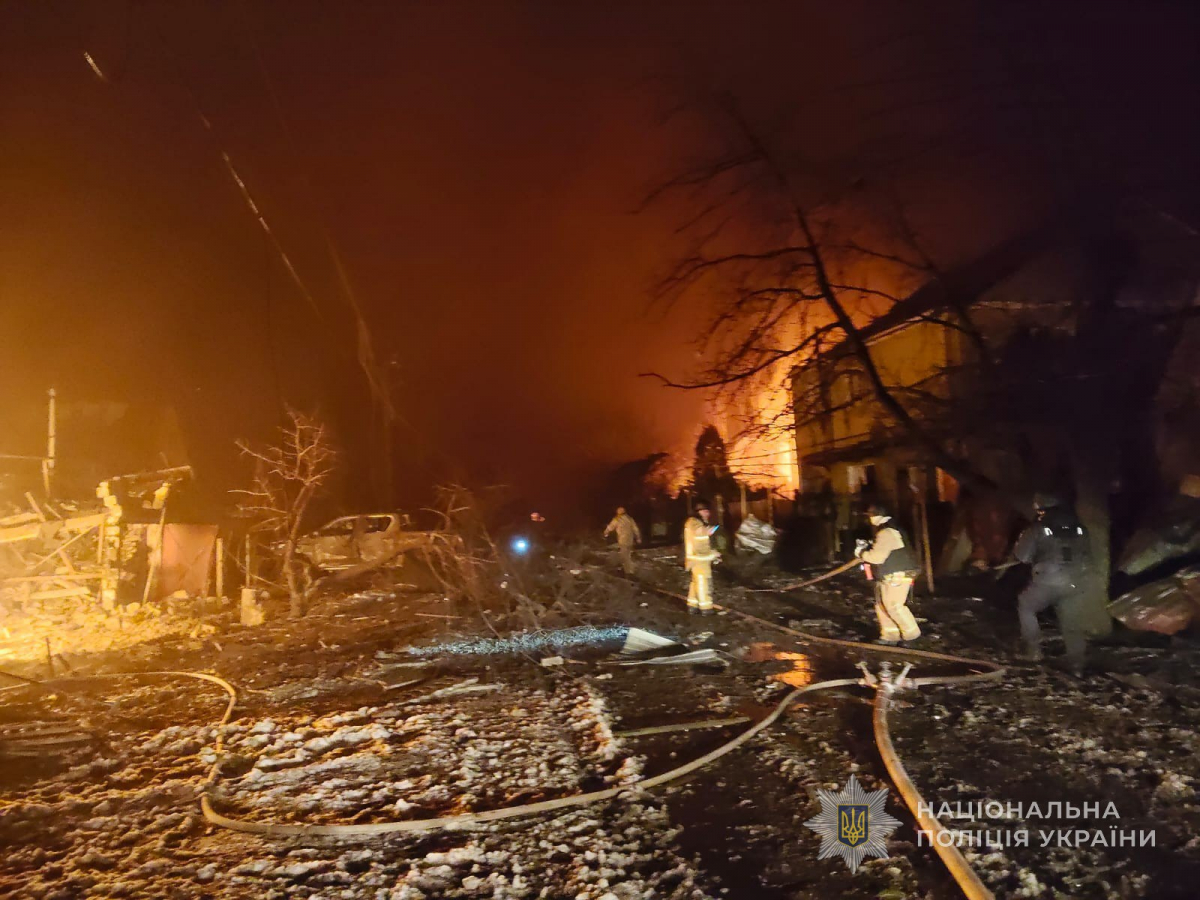Троє поліцейських поранені під час атак рф у Запорізькій області (фото)