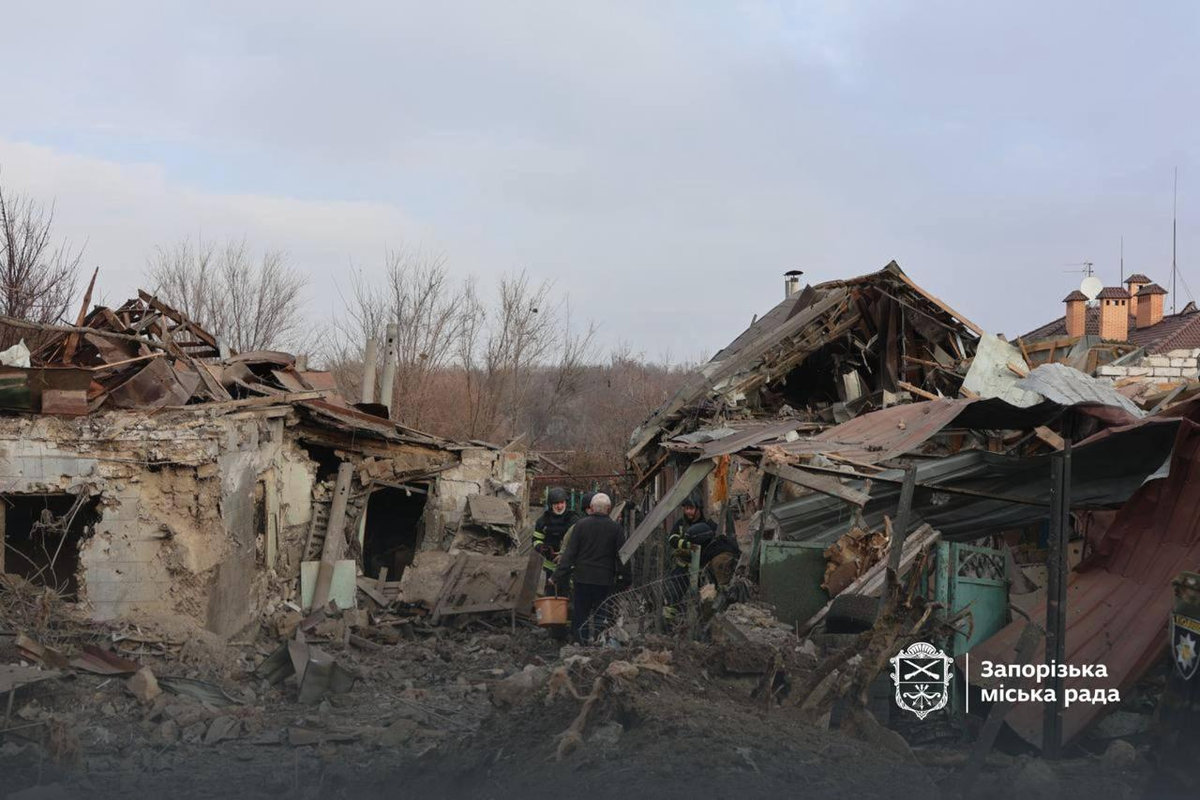 У Запоріжжі підрахували масштаби руйнувань від російських атак у січні (фото)