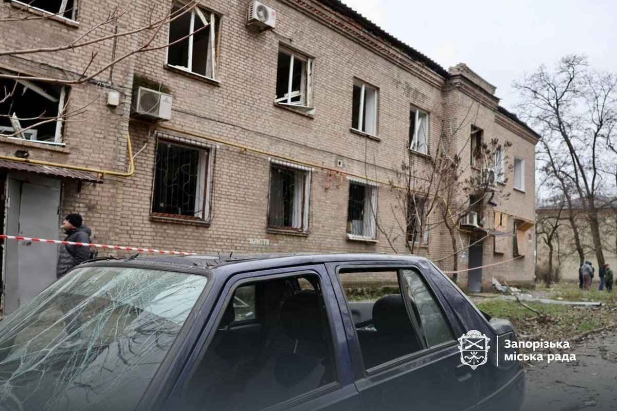 У Запоріжжі підрахували масштаби руйнувань від російських атак у січні (фото)