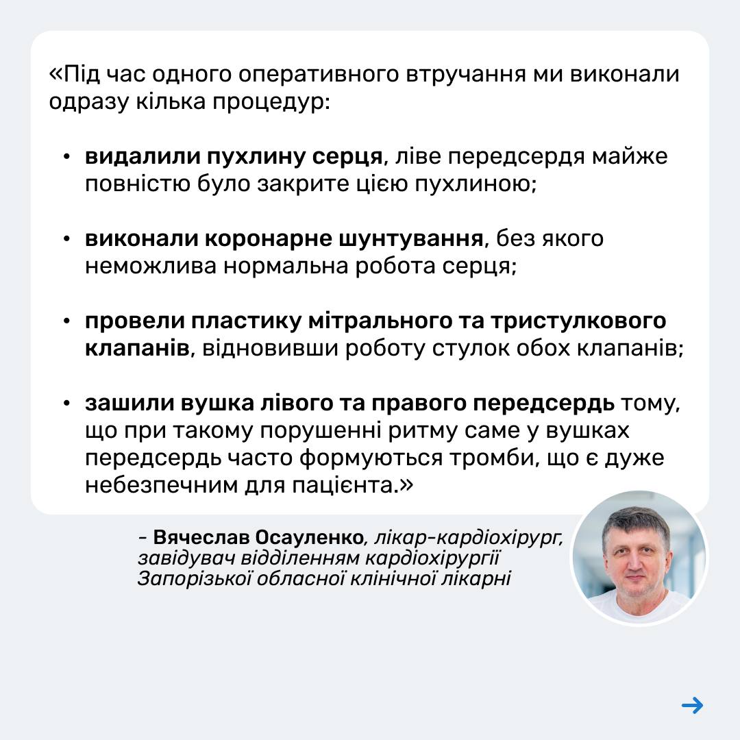 Серце билося на межі: у Запоріжжі 87-річному чоловіку провели унікальну операцію (фото)
