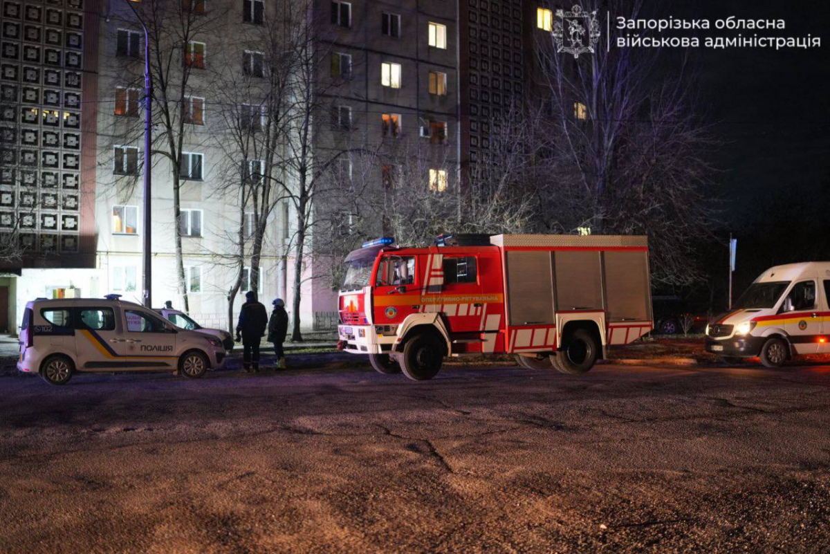 Наслідки ворожої атаки на Запоріжжя 6 березня, фото ЗОВА