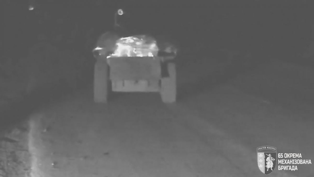 На Запоріжжі вночі працюють Наземні роботизовані комплекси 65 ОМБр