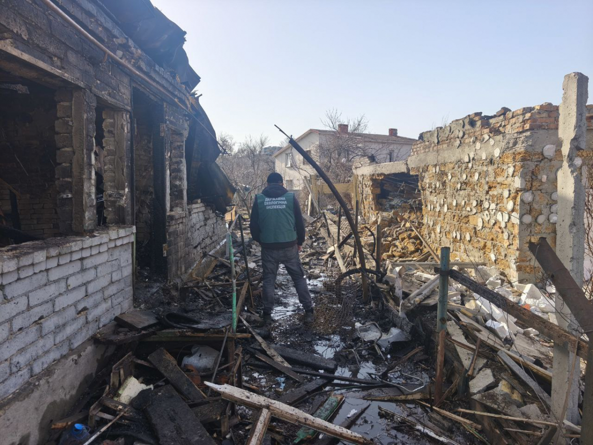 У Запоріжжі екологи показали масштаби руйнувань після дронової атаки (фото)