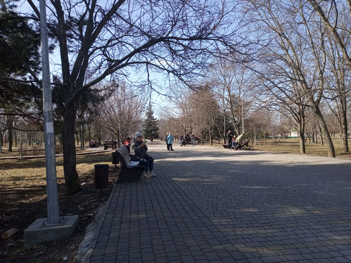 Парк Національної гвардії у Запоріжжі. Фото: Світлана Олійник