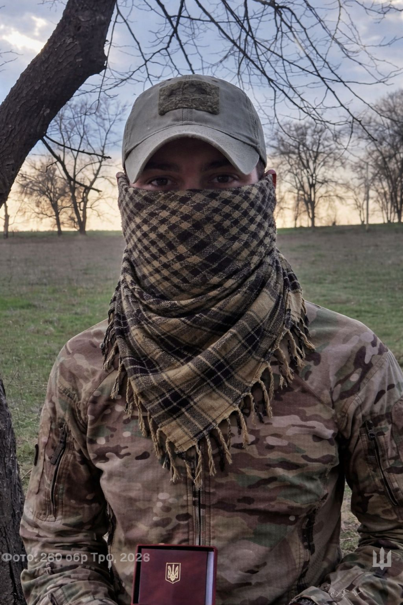 Боєць на позивний «Татарін» відзначений за бойові операції на Донеччині та Запорізькому напрямку