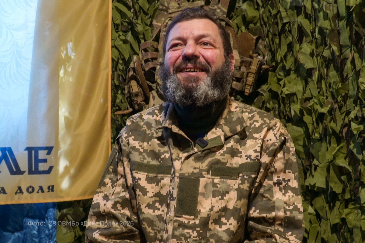 Боєць із позивним капітан «Космос» пів року провів на передовій Запорізького напрямку.