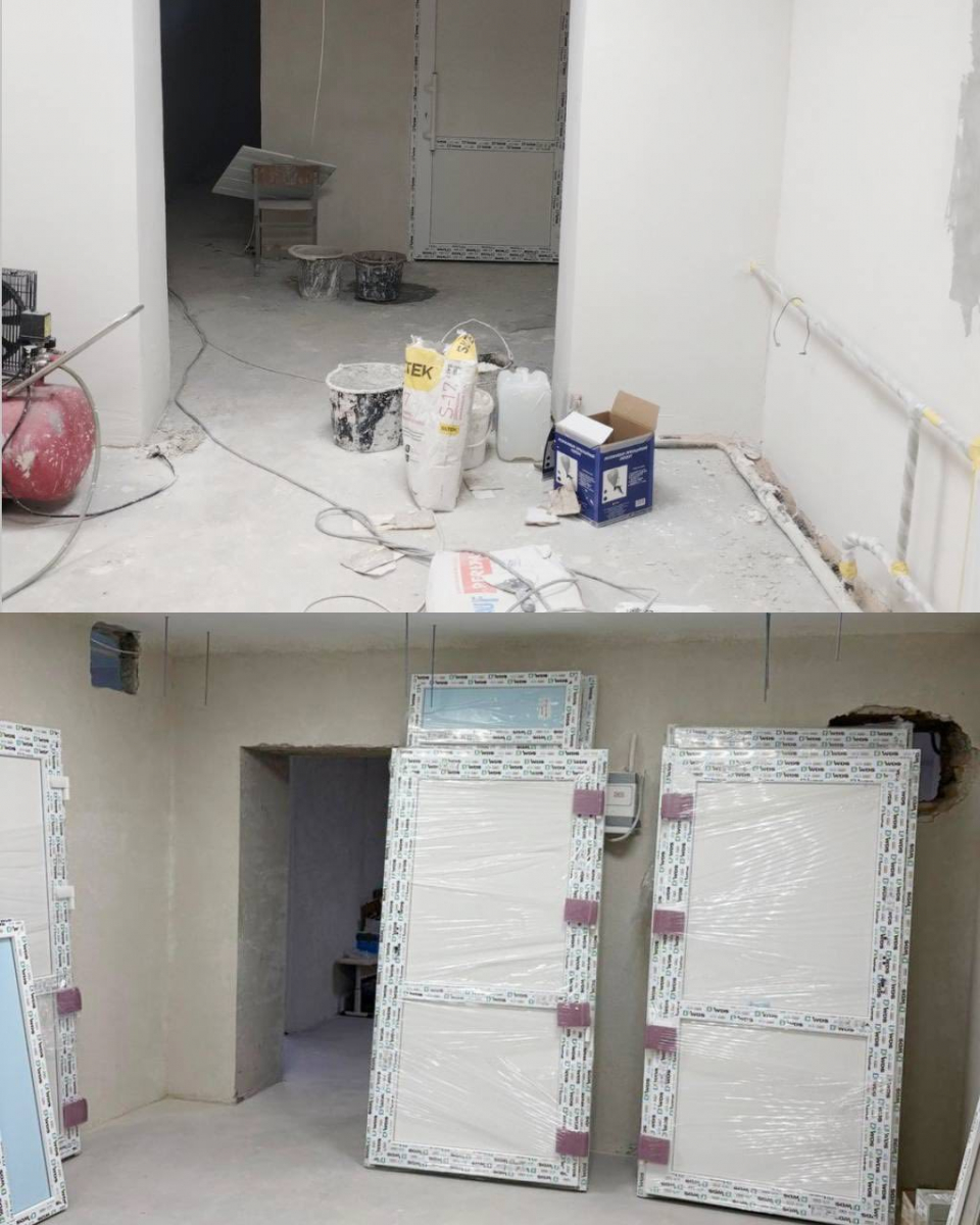 Оновлюють та модернізують: у Запоріжжі ремонтують укриття одразу в шести школах (фото)