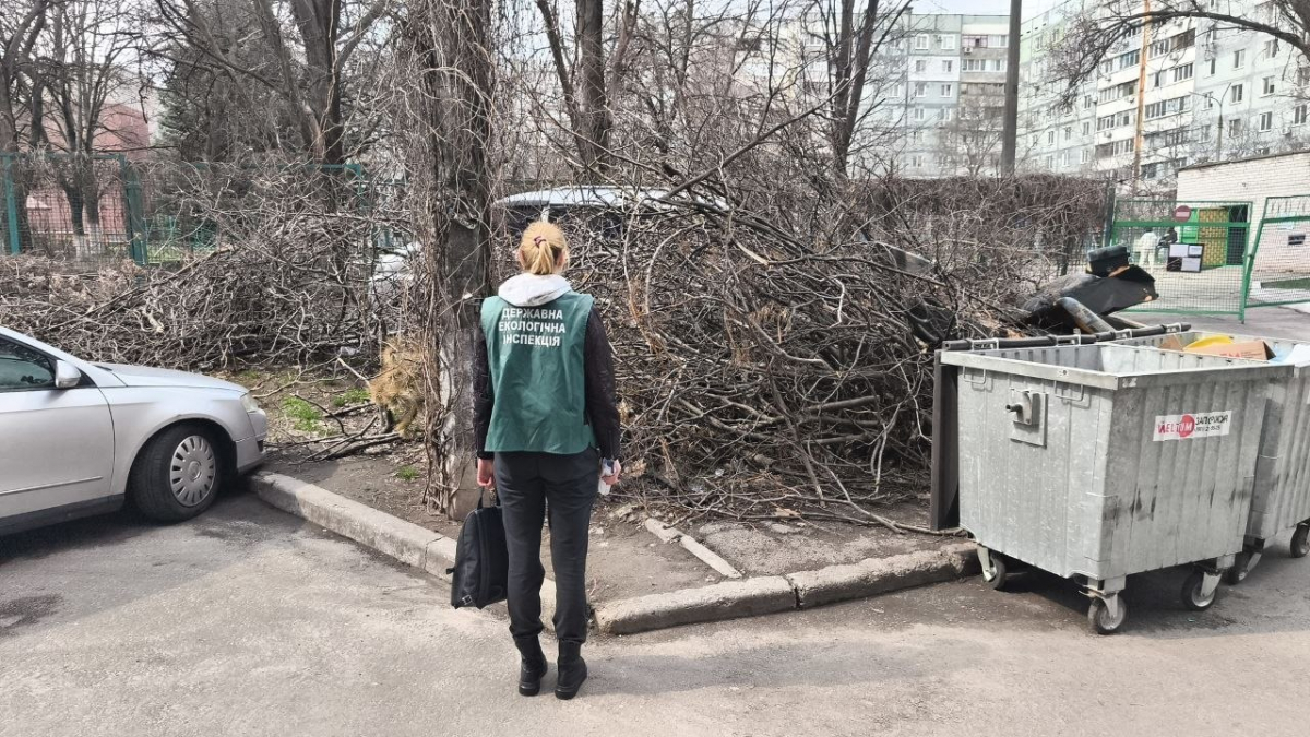 Сміття вище за баки: запоріжці повідомили екологам про стихійне звалище на бульварі Будівельників (фото)