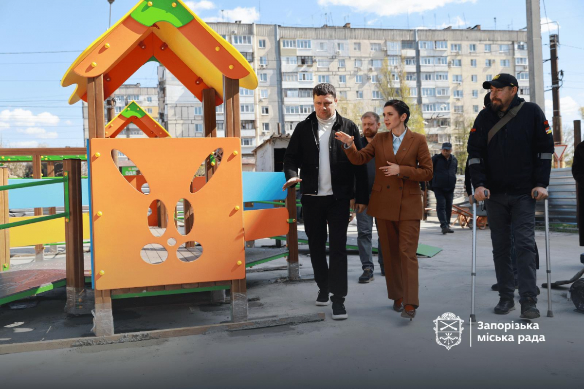 У Запоріжжі завершують четвертий інклюзивний майданчик — коли відкриють простір у Дніпровському районі (фото)