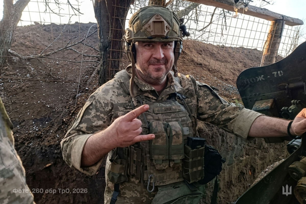 Боєць із Запоріжжя пройшов шлях від добровольця до командира артилерії