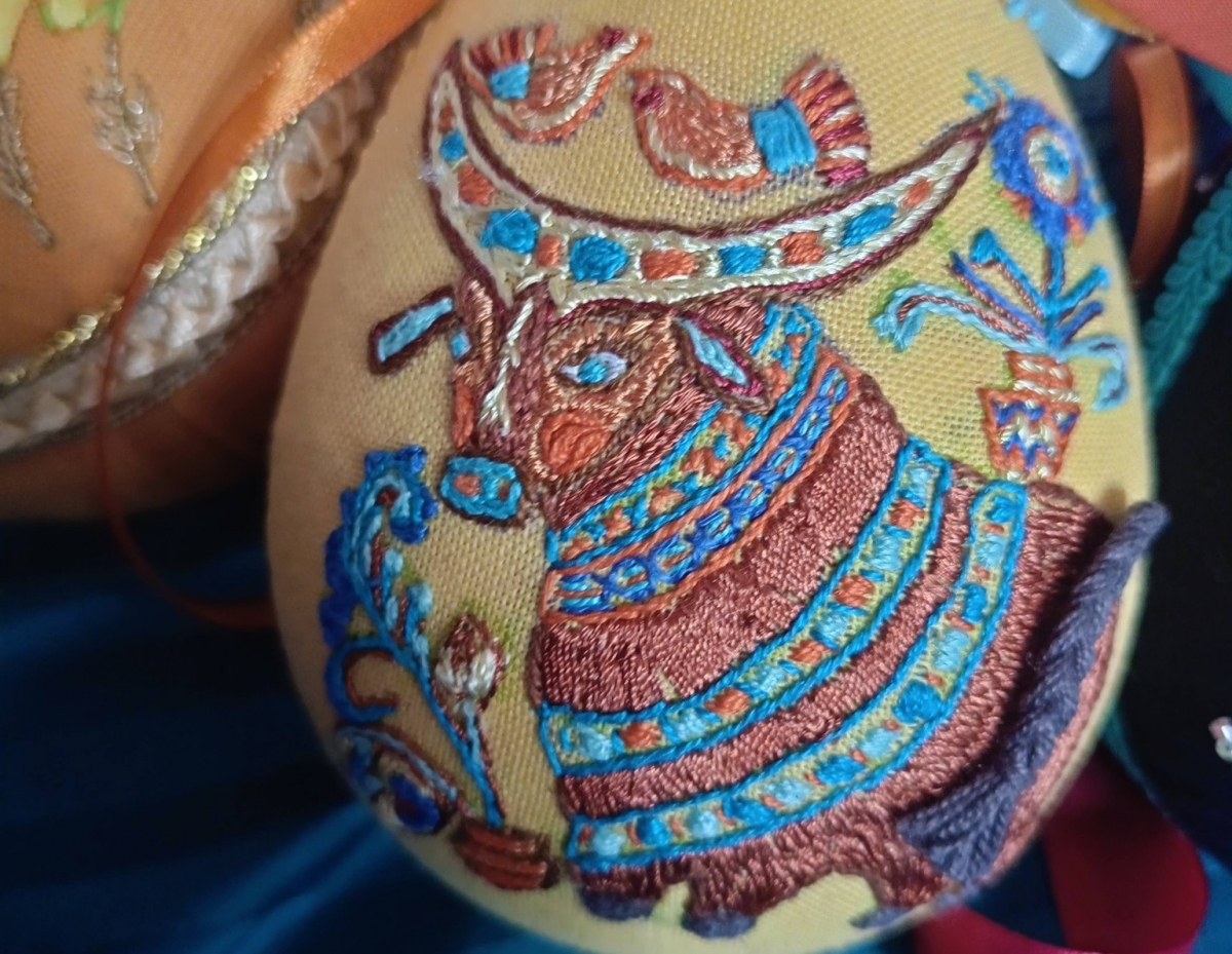 Вишита писанка, фото ГО "Запорозькі берегині"