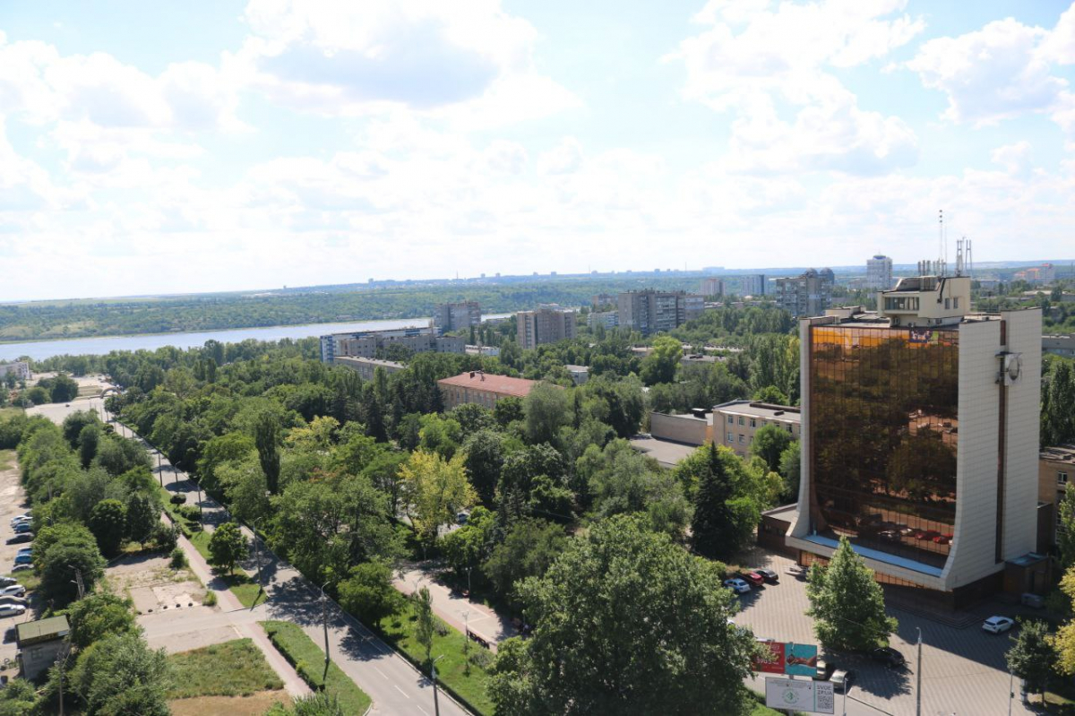 Запоріжжя з висоти. Фото: Антоніна Фролова
