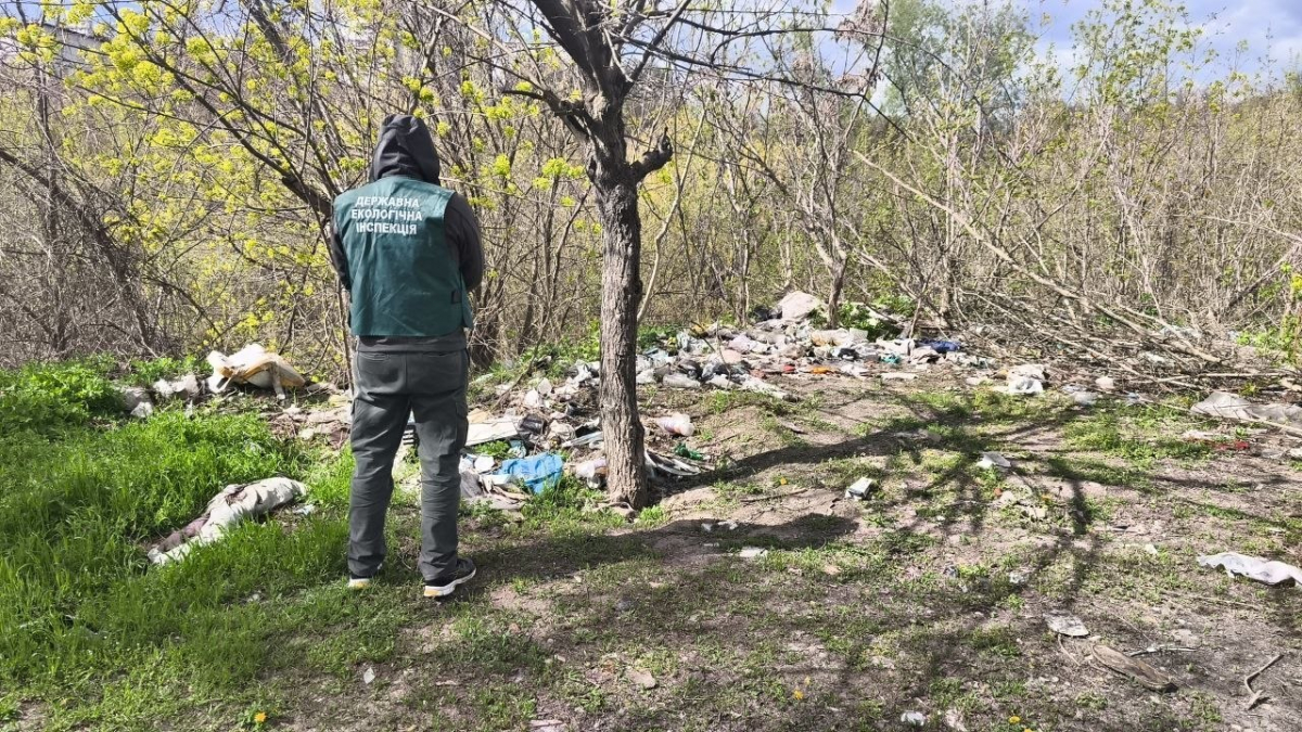 У Дніпровському районі Запоріжжя одразу в кількох місцях екологи виявили незаконні звалища