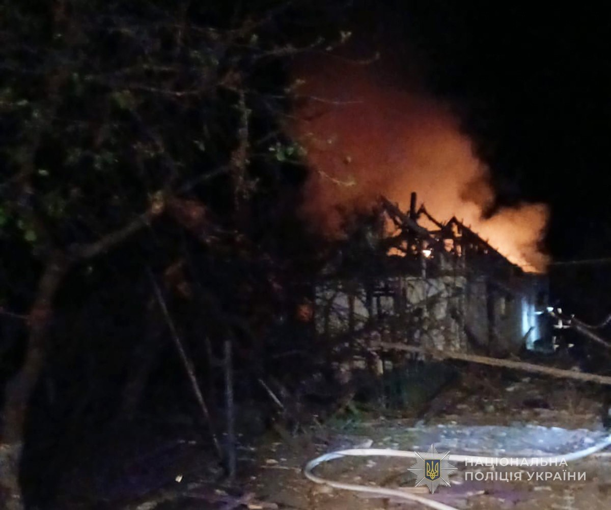 Наслідки ворожих обстрілів Запорізької області 12 травня, фото Нацполіції