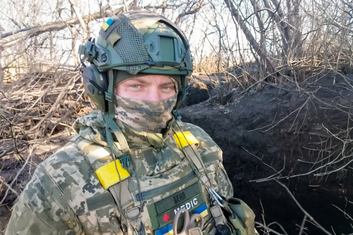 Віталій Бенько, захисник із Запоріжжя, воїн 68-ї окремої єгерської бригади.